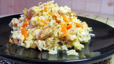 Плов с курицей на курином бульоне рецепт – Азербайджанская кухня: Основные  блюда. «Еда»