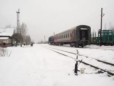 Тихий поезд Окуловка - Неболчи
