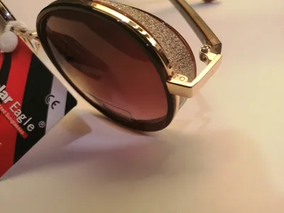 Брендовые солнцезащитные, полароидные, женские очки, с боковинками,  коричневая линза, цена 380 грн — Prom.ua (ID#1204199256)