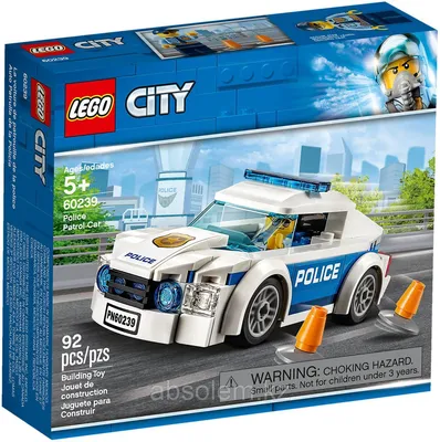 Absolem.kz - Купить LEGO 60239 City Police Автомобиль полицейского патруля  в Алматы - продажа, лучшая низкая цена, заказ, доставка по Казахстану:  Астана, Актау, Атырау, Шымкент, Балхаш, Тараз, Усть-Каменогорск, Экибастуз,  Щучинск, Уральск, Караганда,