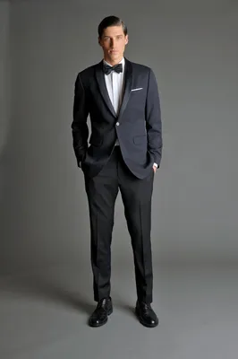 Black Slim Fit Suit | Mens business casual outfits, Fashion suits for men,  Mens fashion suits