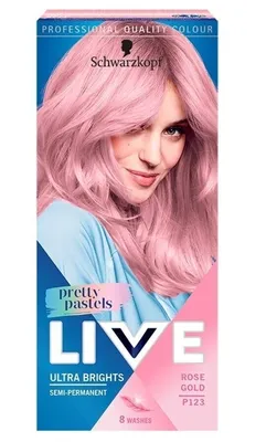 Краска для волос Schwarzkopf Live Pretty Pastels, L123, Розовое золото цена  | pigu.lt