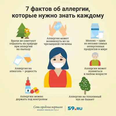 Какие симптомы, как лечить и кто в зоне риска: 10 фактов об аллергии,  которые нужно знать каждому - 20 июля 2018 - 59.ru