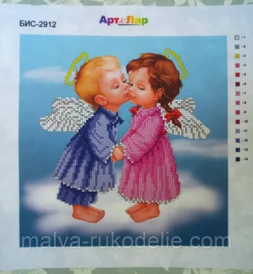 Купить Волшебный поцелуй. Схема для вышивки бисером Арт Лар, цена 50 грн —  Prom.ua (ID#999444686)
