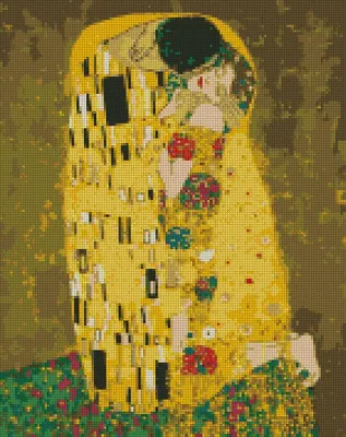 Алмазная мозаика Аура поцелуя Густав Климт Идейка 40 х 50 AMO7045 купить  недорого в интернет-магазине «ROVIAN.COM.UA»