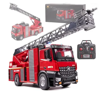 Пожарная машина с лестницей и звуковыми эффектами цена | pigu.lt