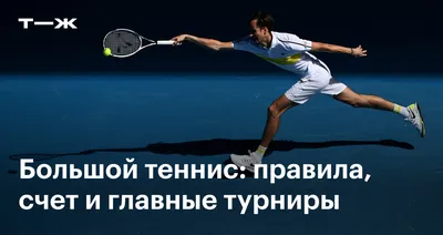 Основы большого тенниса: правила игры и техника ударов | Теннисный центр  \"Подмосковье\" | Дзен