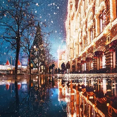 Новогодняя Москва на фотографиях Кристины Макеевой - Zefirka