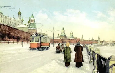 Открытки новогодней Москвы XIX-XX-XXI веков
