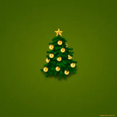 Обои Новогодняя елка Праздничные Векторная графика (Новый год), обои для  рабочего стола, фотографии новогодняя, елка, праздничные, векторная,  графика, новый, год, зеленый, фон Обои для рабочего стола, скачать обои  картинки заставки на рабочий