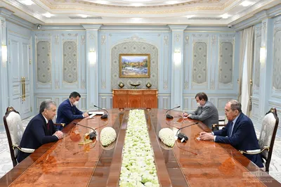 Президент Республики Узбекистан Шавкат Мирзиёев принял делегации Китайской  Народной Республики, Турецкой Республики и Российской Федерации