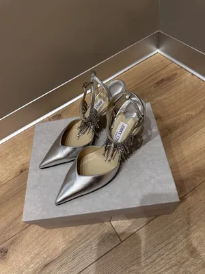 Оригинальные туфли Jimmy Choo с бахромой из страз 38,5: 9 000 грн. - Другие  туфли Киев на Olx