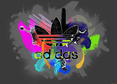 Обои Бренды Adidas, обои для рабочего стола, фотографии бренды, adidas,  логотип, граффити Обои для рабочего стола, скачать обои картинки заставки  на рабочий стол.