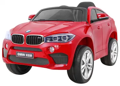 Электромобиль BMW X6M для детей, красный цена | pigu.lt