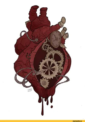 Gears of my Heart / Iren Horrors :: IrenHorrors (Ksenia Svincova) :: 14  февраля (приколы про день святого валентина) :: красивые картинки :: сердце  :: art (арт) / картинки, гифки, прикольные комиксы, интересные статьи по  теме.