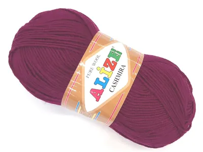 Пряжа для вязания Alize Pure Wool Cashmira 100 г, цвет темно-фиолетовый 248  цена | pigu.lt