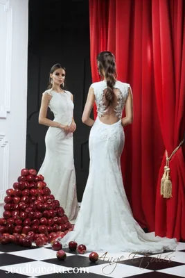 Свадебное платье Виолетта в Москве - Примерка в салоне