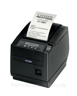 Настольный принтер для печати чеков Citizen CT-S801 Ethernet - купить по  лучшей цене в Одессе от компании \