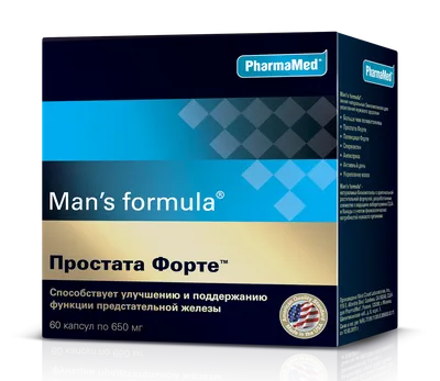 Витамины для мужчин PharmaMed Man's formula Простата Форте | отзывы