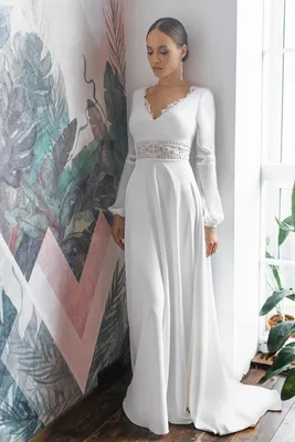 Простое но милое свадебное платье Gabbiano Саломи — купить в Москве -  Свадебный ТЦ Вега