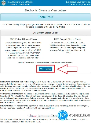 Как проверить результаты Грин Карты в DV-лотерее | NYC-Brooklyn.ru - Визы в  США