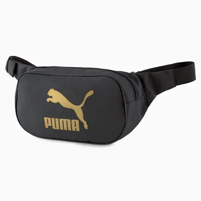 Сумка на пояс Puma Originals Urban Waist Bag 078482 01 (черный, спортивная,  тканевая, полиэстер, логотип пума) оригинал в интернет магазине Sport  Living. Фото, отзывы