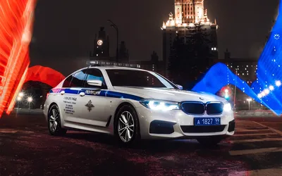 ГИБДД Москвы выпустила обои для смартфона с патрульным BMW :: Autonews