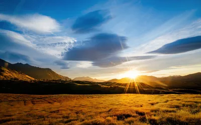 Картинка Рассвет в горах » Природа » Картинки 24 - скачать картинки  бесплатно