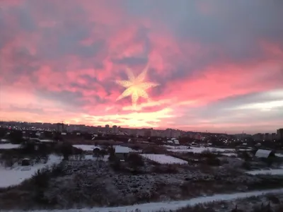 В Брянске сняли на фото невероятно красивый зимний рассвет | Брянская  Губерния