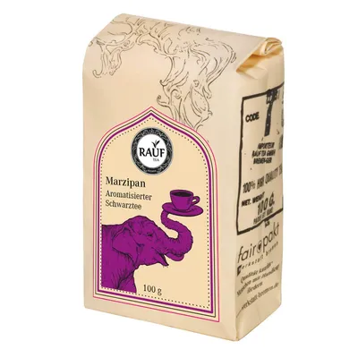 Rauf Tee aromatisierter Schwarztee - Marzipan 2x100g : Amazon.de:  Lebensmittel \u0026 Getränke