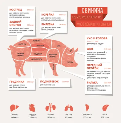 Разделка свиной полутуши | Пикабу