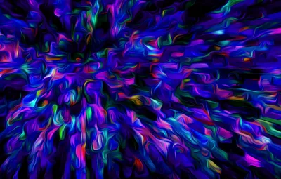 Обои фракталы, fractals, игра цвета, размытые краски, color play, blurred  colors картинки на рабочий стол, раздел абстракции - скачать