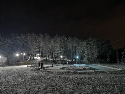 Панорама: Каток, каток, Ленинградская область, Всеволожский район,  Токсовское городское поселение, парк Изумрудное озеро — Яндекс Карты