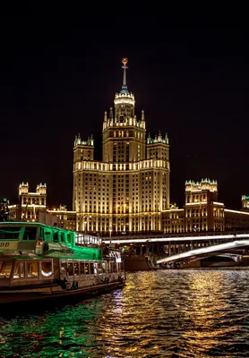 Москва, река, Сталинская высотка Обои 1640x2360 iPad Air (2020) 8