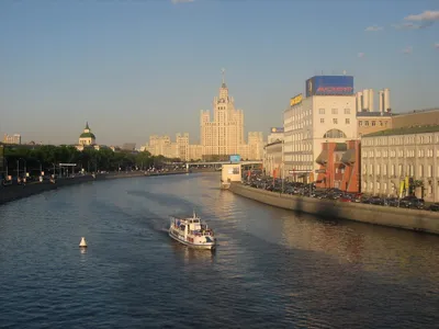 Обои для рабочего стола Москва река фото - Раздел обоев: Вокруг света
