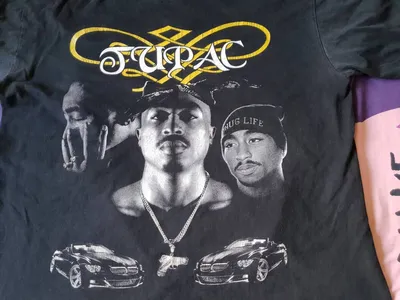 Rare vintage Bootleg T shirt hip hop 2pac tupac shakur 90s marijuana Rap  Tee XL | eBay