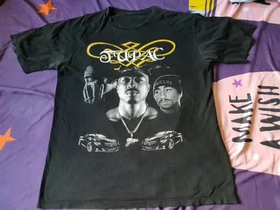 Rare vintage Bootleg T shirt hip hop 2pac tupac shakur 90s marijuana Rap  Tee XL | eBay