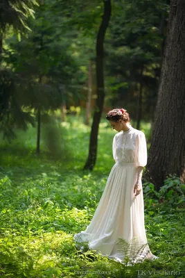 Свадебное платье в викторианском стиле | Свадебные платья, Винтажные свадебные  платья, Платья