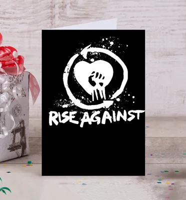 Rise Against Открытка купить за 249 ₽ в интернет-магазине Print Bar  MZK-499742-otk