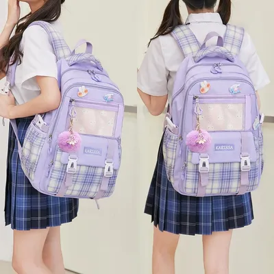 Amazon.com: AO ALI VICTORY Girls Backpack 15.6 Inch Laptop School Bag Cute  Kids Elementary College Backpacks Large Bookbags for Teen Girl Women  Students Anti Theft Travel Daypack - Purple : Clothing, Shoes