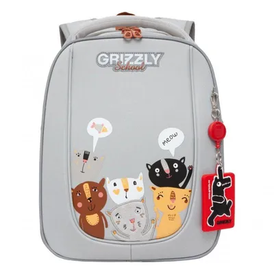 Купить Рюкзак Grizzly жесткая спинка, 2 отделения, CAT, 38х28х18 см,  RG-363-11/1, цена 3 654 руб.. Отзывы, характеристики, фото. Без предоплаты,  наложенным платежом