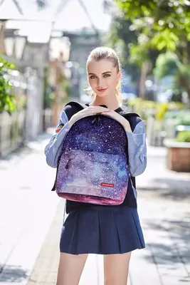 Школьный рюкзак Космос с котом – магазин SionLux