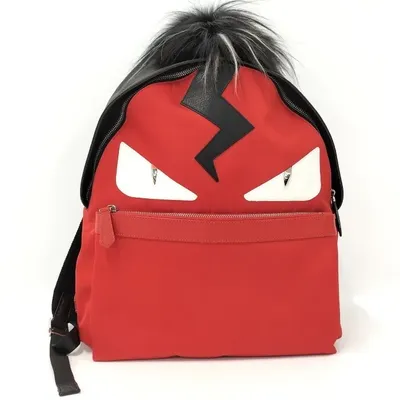 Fendi Outlet: backpack in coated fabric and leather - Tobacco | Fendi  backpack 7VZ074A9XS online at GIGLIO.COM