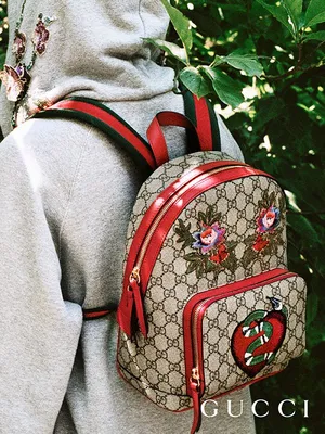 Gucci Black Monogram Ophidia Backpack | eBay