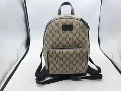 Gucci Vintage Mini Bamboo Backpack Black