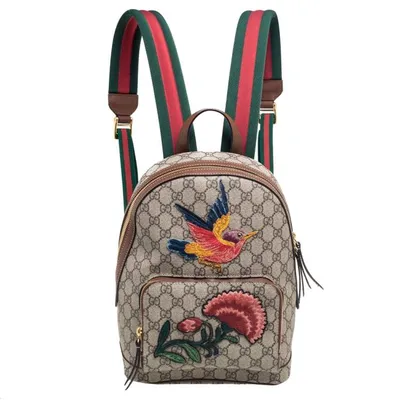 GUCCI: Melting backpack in coated cotton - Blue | Gucci duffel bag  433578FACAS online at GIGLIO.COM