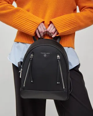 Распаковка рюкзака MICHAEL KORS Sheila Medium Logo Backpack (black) -  YouTube