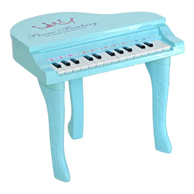 Музыкальный детский центр EVERFLO Рояль голубой HS0356828 купить по цене  1468 ₽ в интернет-магазине Детский мир