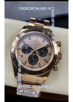 Rolex Cosmograph Daytona M116505-0009 Rose Gold Original Cal.4130 Movement  - 904L Steel Watch