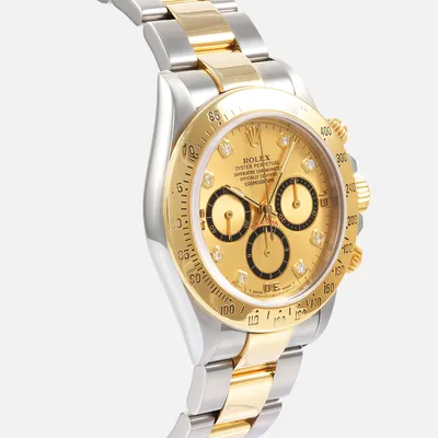 Rolex Daytona 16523, 40mm, Two-Tone, Champagne Diamond Dial, Pre-Owned